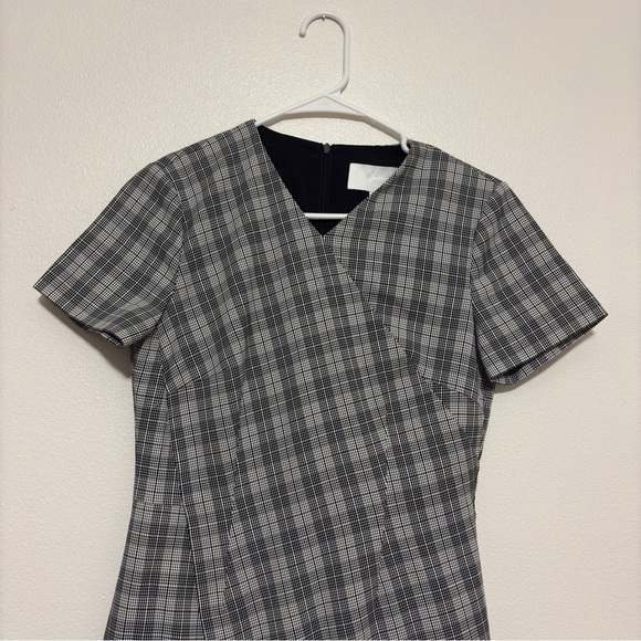 Hugo Boss Gray Plaid Mini Dress - Picture 6 of 15